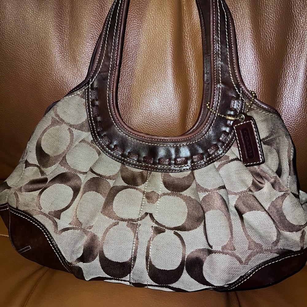 Coach signature Ergo satchel Tan /Brown Leather
